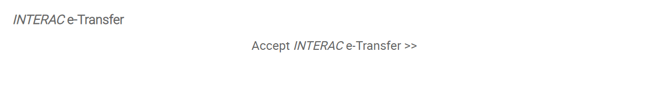 Click “Accept <em>INTERAC</em> e-Transfer”
